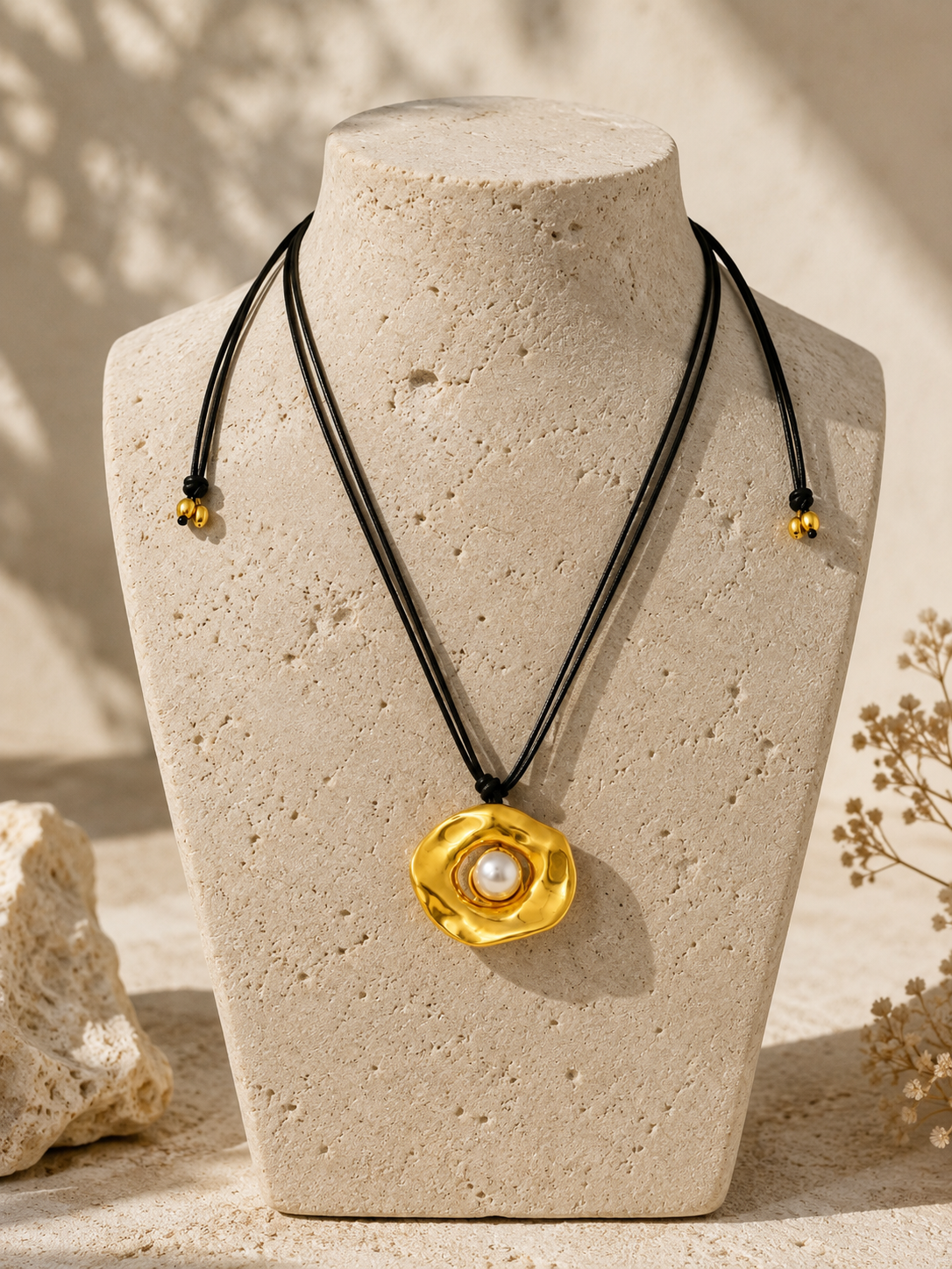 Γυναικείο Κολιέ "Golden Pearl"